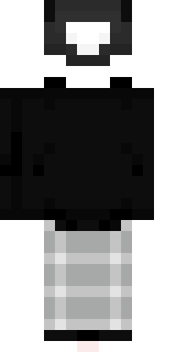 Задняя часть скина игрока HedBlack