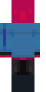 Задняя часть скина игрока Justiq