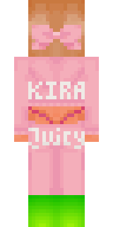 Задняя часть скина игрока KiraLetuchaya