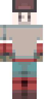 Задняя часть скина игрока LuckyFox