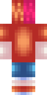 Задняя часть скина игрока REDCAT_YT