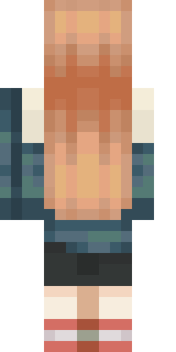 Задняя часть скина игрока bluekrom