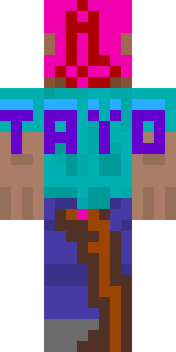 Задняя часть скина игрока tayooo