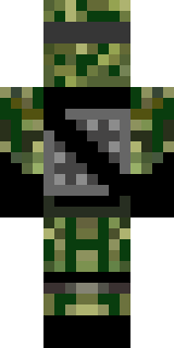 Задняя часть скина игрока xNinjaBob