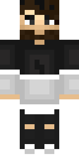 Передняя часть скина игрока BlackNT