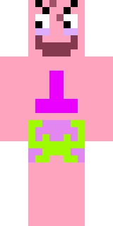 Передняя часть скина игрока Blue_face_baby