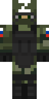 Передняя часть скина игрока ZVZVZV