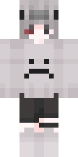 Передняя часть скина игрока blck