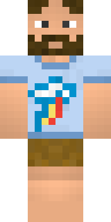 Передняя часть скина игрока mikuto