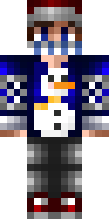 Передняя часть скина игрока vanekbanek